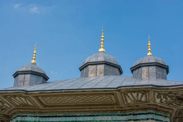 Vista Exterior Cúpula Arquitectura Otomana Estambul Turquía — Foto de Stock