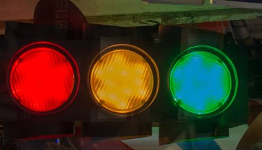 Belli bir tipte Noel ışıkları ve parti ışıkları.