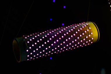 Belli bir tipte Noel ışıkları ve parti ışıkları.