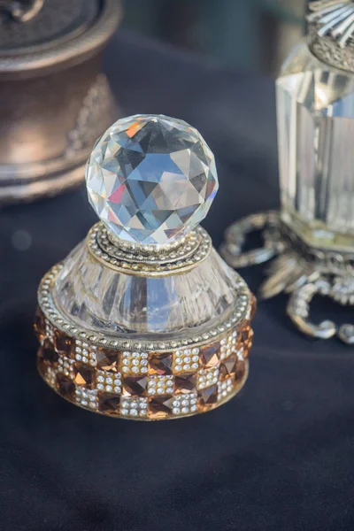 Transparent Diamond Decorative Object Display — Stock Photo, Image