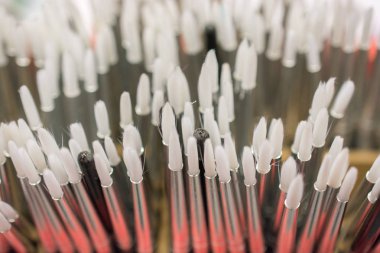 Görünüşte yeni boya fırçası seti