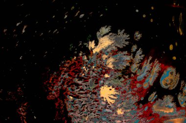 Geleneksel Osmanlı Türk mermer sanat modelleri soyut renkli arkaplan olarak