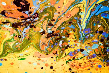 Renkli soyut arkaplan olarak geleneksel mermer sanat modelleri