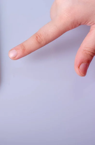 Color Mano Lápices Colocados Sobre Fondo Blanco — Foto de Stock