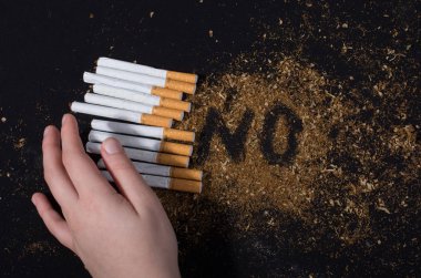 Dünya Tütüne Hayır Günü posteri sigara içilmez diyor.