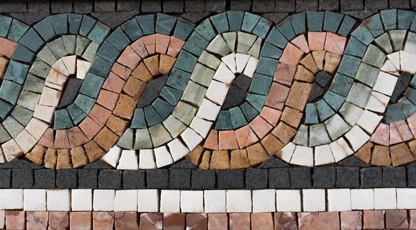 Diverse Texture Mosaico Realizzato Con Mosaico Colorato — Foto Stock