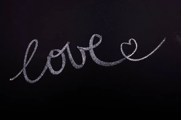 Amor Escrito Tablero Negro — Foto de Stock