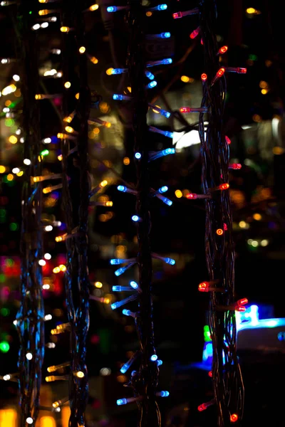 Christmas Lights Party Lights Certain Type — Stock Photo, Image