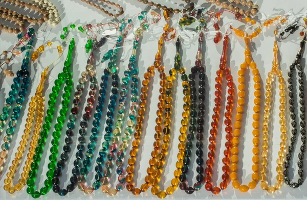 Set Praying Beads Various Colors — Stock Photo, Image