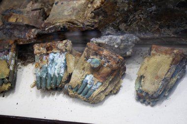 Kartuşları paslı mermi mühimmat Çanakkale Savaşı