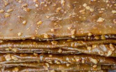 Türk stili meyve hamuru atıştırmalık olarak kurutuldu