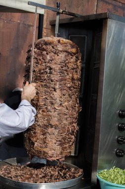 Geleneksel Türk Donör Kebabı direkte