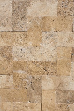 Arkaplan dokusu olarak dekoratif küp taş duvar