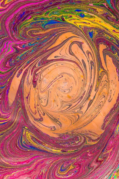Traditional Marbling Artwork Patterns Colorful Abstract Background — Stock Photo, Image