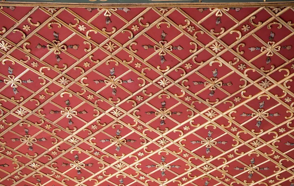 Art Turc Ottoman Avec Motifs Géométriques Sur Bois — Photo