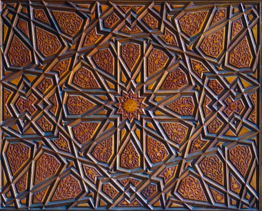 Geometrik desenli Osmanlı Türk sanatı