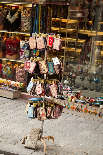 Conjunto Bolsa Tecido Estilo Tradicional — Fotografia de Stock