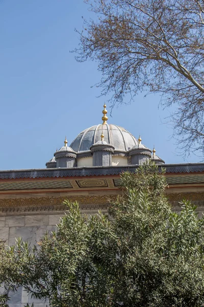 Vista Exterior Cúpula Arquitectura Otomana Estambul Turquía — Foto de Stock