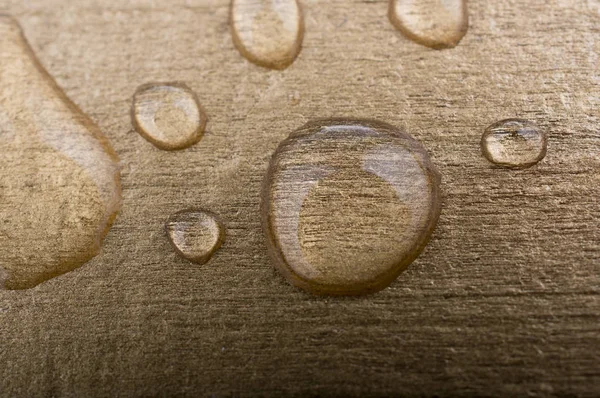 Water drops on a solid  surface