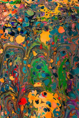 Geleneksel Osmanlı Türk mermer sanat modelleri soyut arka plan olarak