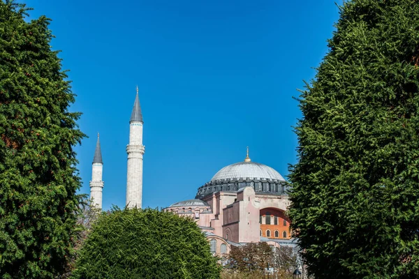 Santa Sofia Mundialmente Famoso Monumento Arquitetura Bizantina — Fotografia de Stock