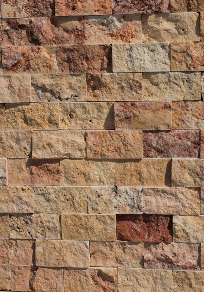 Декоративная Кубическая Каменная Стена Фон Текстуры — стоковое фото