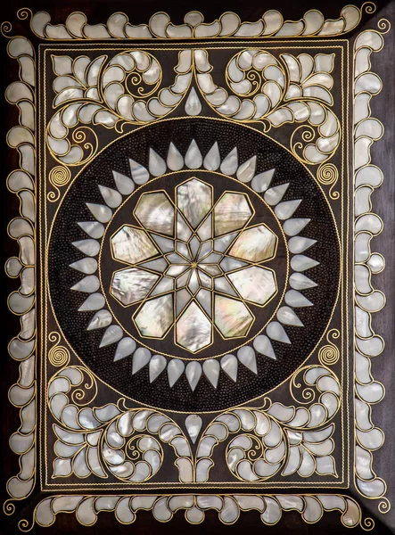 奥斯曼帝国的珍珠之母的艺术范例来自伊斯坦布尔 — 图库照片