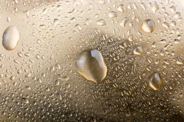 Background Covered Water Drops Close View — Stock Photo, Image