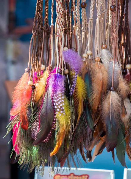 Beautiful Bird Feathers Decorative Purposes — Stock Photo, Image