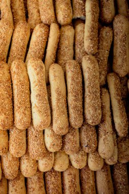 Atıştırmalık olarak taze yapılmış Türk tarzı kurabiyeler