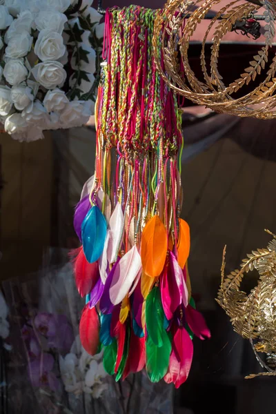 Beautiful Bird Feathers Decorative Purposes — Stock Photo, Image