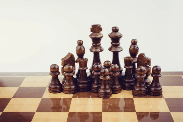 Chess Board Chess Pieces — Stock Photo, Image