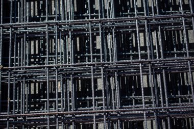 Demir çubuklar inşaat için beton çubukları güçlendirir