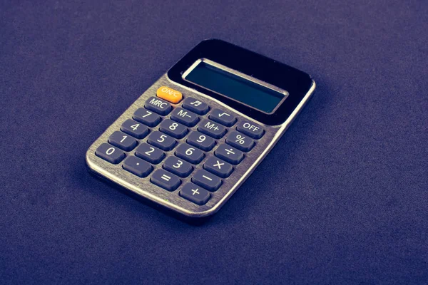 Electronic Calculator Device Calculations Keyboard Display — Stock Photo, Image