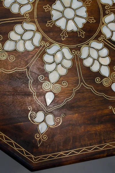 奥斯曼帝国的珍珠之母镶嵌艺术范例 — 图库照片