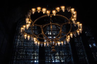 İç dekorasyon için Osmanlı tarzı tavan lambaları