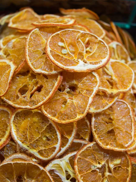 Frutas Secas Vendidas Num Mercado — Fotografia de Stock