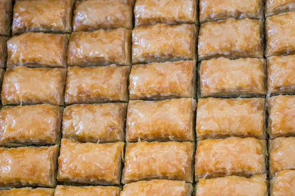 Dulces Tradicionales Turcos Del Desierto Mercado —  Fotos de Stock