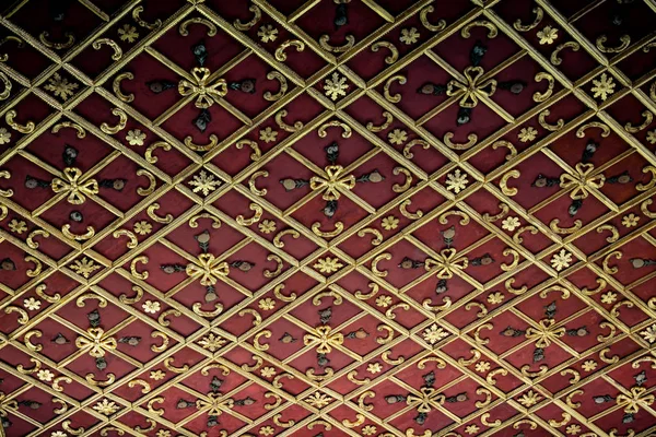オスマン時代の幾何学的木彫文様 — ストック写真