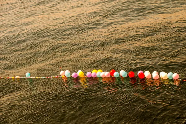 Ballonnen Schietbaan Als Doelwit Water — Stockfoto