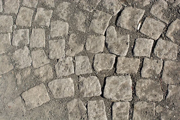 Cobblestone Piedra Pavimento Textura Fondo Calle —  Fotos de Stock