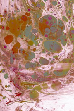 Geleneksel Osmanlı Türk mermer sanat modelleri soyut renkli arkaplan olarak