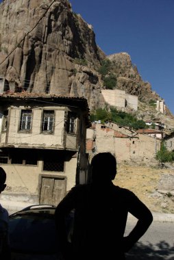 Eski cam mimari kalıntıları Istanbul'dan