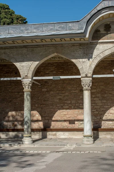 Colonnes Antiques Époque Ottomane Dans Vue — Photo