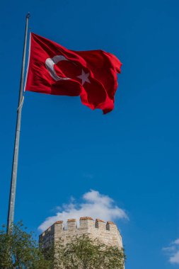 İstanbul, Türkiye 'deki antik Konstantinopolis surları