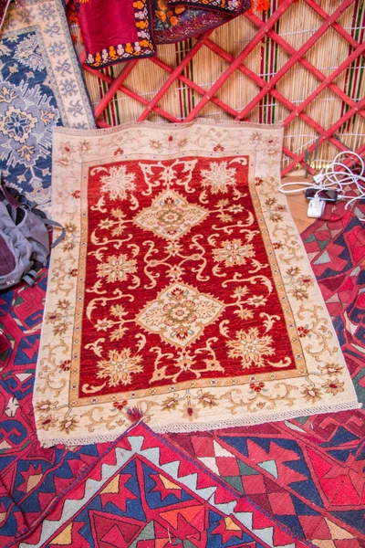 Old hand made carpet and rugs of  traditional types