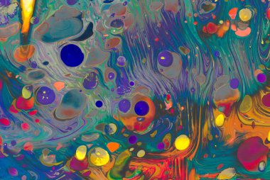 Geleneksel Osmanlı Türk mermer sanat modelleri soyut renkli arkaplan olarak