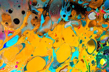 Soyut grunge sanat arkaplan dokusu renkli boya çıkıntıları ile