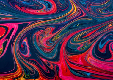 Soyut grunge sanat arkaplan dokusu renkli boya çıkıntıları ile