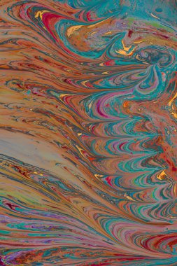 Soyut grunge sanat arkaplan dokusu renkli boya çıkıntıları ile